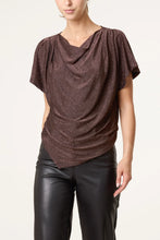 Load image into Gallery viewer, Lurex rouched top
