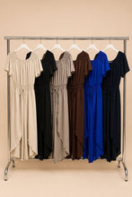 Load image into Gallery viewer, Plain bardot jumpsuit
