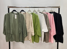 Load image into Gallery viewer, Plain linen blazer
