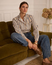 Load image into Gallery viewer, InApril 1986 cotton stripe overshirt
