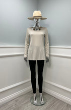 Load image into Gallery viewer, Round neck long sleeve jersey top
