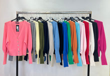 Load image into Gallery viewer, Alpini cuffed sleeve cardigan
