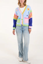 Load image into Gallery viewer, Multicolour flower cardigan
