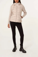 Load image into Gallery viewer, Knitted sleeve padded jacket
