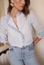 Load image into Gallery viewer, InApril 1986 cotton frill shirt
