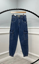 Load image into Gallery viewer, Redial denim cargo trouser
