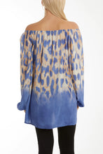 Load image into Gallery viewer, Leopard print tie up blouse

