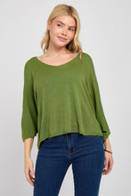 Load image into Gallery viewer, Plain fine knit top
