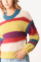 Load image into Gallery viewer, Multicolour stripe knit jumper
