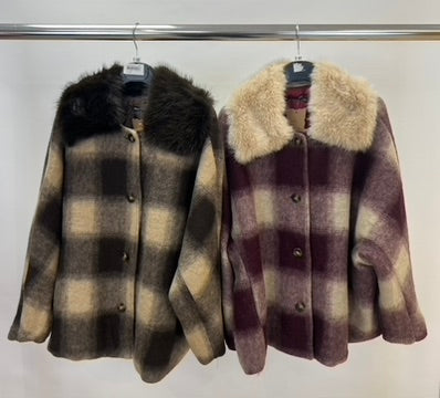 Check print coat