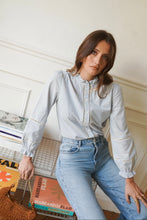 Load image into Gallery viewer, InApril 1986 pinstripe shirt
