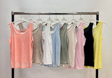 Load image into Gallery viewer, Stonewashed cotton vest top
