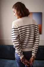Load image into Gallery viewer, InApril 1986 breton stripe button jumper

