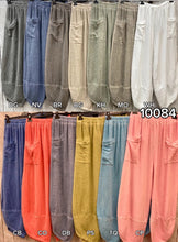 Load image into Gallery viewer, Sugarbabe stonewashed linen barrel leg trouser
