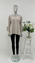 Load image into Gallery viewer, Soft knit frill sleeve jumper

