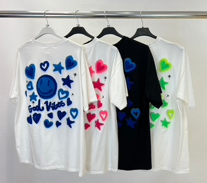 Smiley towelling t-shirt