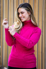 Load image into Gallery viewer, Sugarbabe roll neck button sleeve jumper
