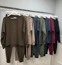 Load image into Gallery viewer, Plain cotton tracksuit
