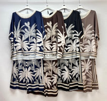 Load image into Gallery viewer, Palm tree silk blend co-ord set
