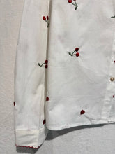 Load image into Gallery viewer, InApril 1986 cherry embroidered shirt
