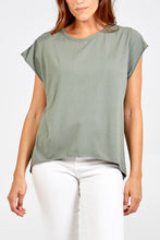 Load image into Gallery viewer, Cotton cap sleeve t-shirt
