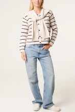 Load image into Gallery viewer, Stripe tie front cardigan
