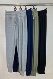 Plain jersey harem trousers
