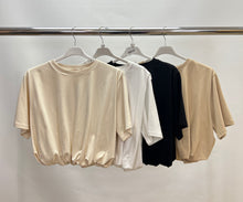 Load image into Gallery viewer, Mic Lorene rouched t-shirt
