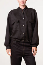 Load image into Gallery viewer, Suedette pocket jacket
