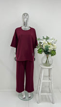 Load image into Gallery viewer, Plain short sleeve tracksuit
