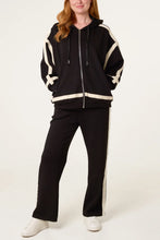 Load image into Gallery viewer, Contrast zip tracksuit

