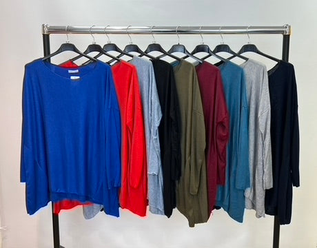 Soft knit oversized jumper