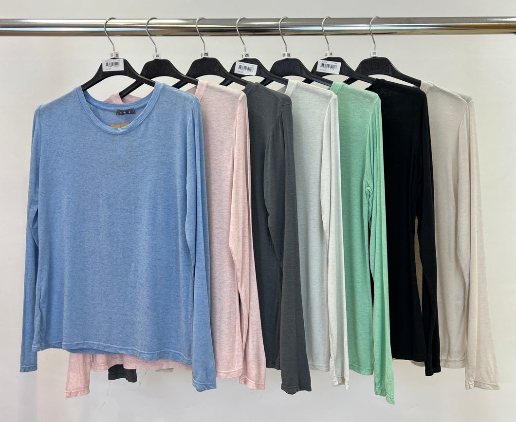 Cashmere blend round neck top