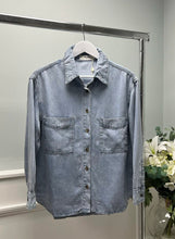 Load image into Gallery viewer, Redial pocket denim shirt
