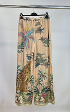 Load image into Gallery viewer, Palm tree lurex trouser
