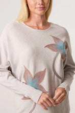 Load image into Gallery viewer, Soft knit leaf jumper

