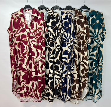 Flower print dress