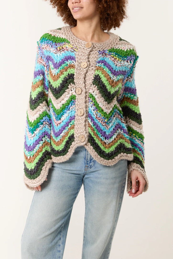 Hand made crochet cardigan