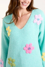 Load image into Gallery viewer, Crochet flower jumper
