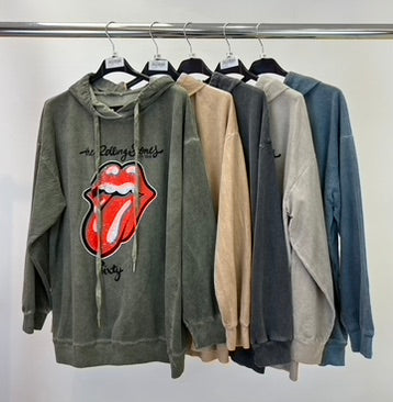 Rolling stones cotton hoody