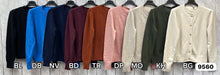 Load image into Gallery viewer, Premium gold button cardigan
