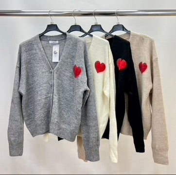 Heart cardigan