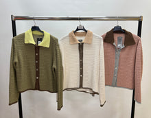 Load image into Gallery viewer, Alpini contrast cardigan

