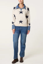 Load image into Gallery viewer, Star denim jumper
