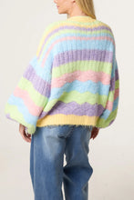 Load image into Gallery viewer, Multicolour knitted cardigan
