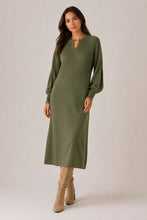 Load image into Gallery viewer, Amilla ribbed jumper dress
