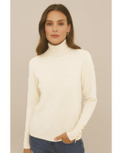 Load image into Gallery viewer, Soft knit high neck jumper
