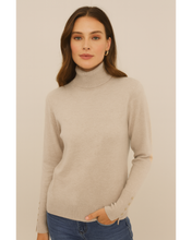 Load image into Gallery viewer, Soft knit high neck jumper
