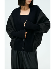 Load image into Gallery viewer, Premium embroidered sleeve cardigan
