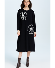 Load image into Gallery viewer, Premium soft knit flower dress
